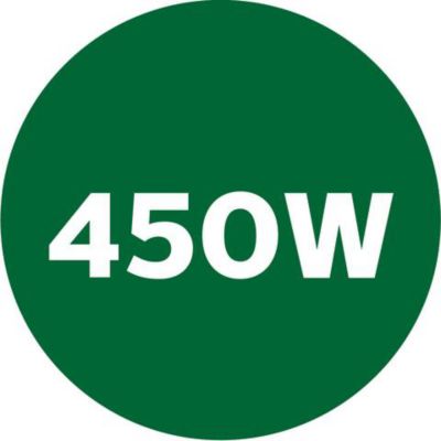 Potente motor de 450 W