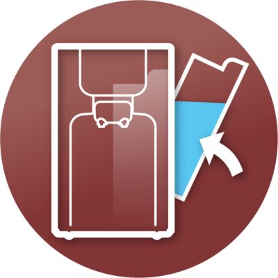 Recipiente de agua fácil de extraer