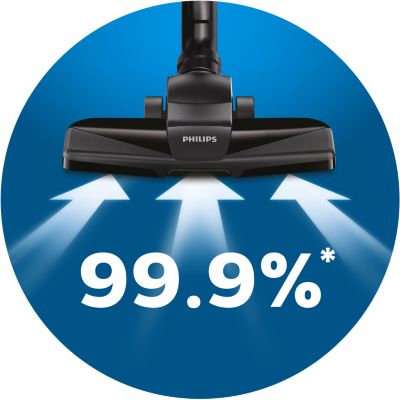 99,9 % Staubaufnahme*