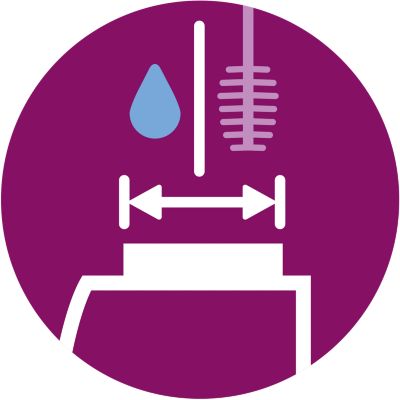 80% larger filling hole*