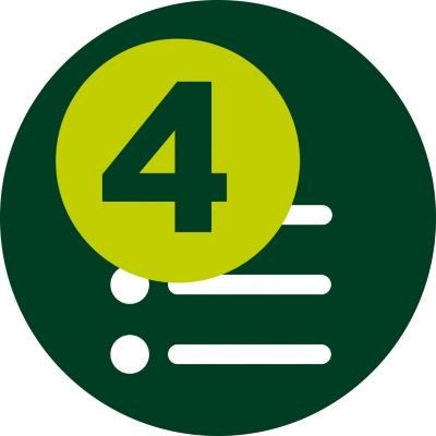 Pantalla digital con 4 ajustes preestablecidos