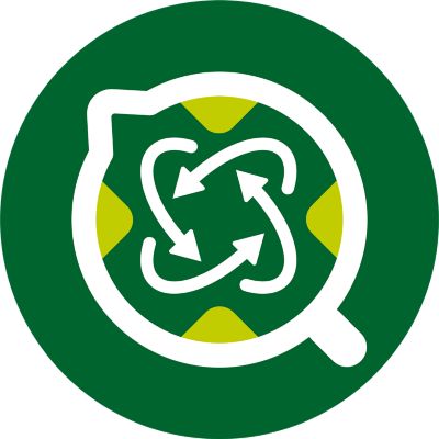 Jarra de cristal grande estriada