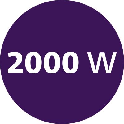 Power up to 2000W