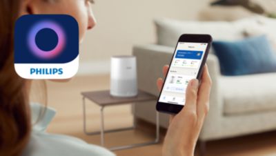 Ansluten till Air+-appen