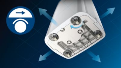 360 wheels underneath