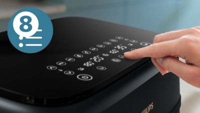 Touchscreen mit 8 Voreinstellungen