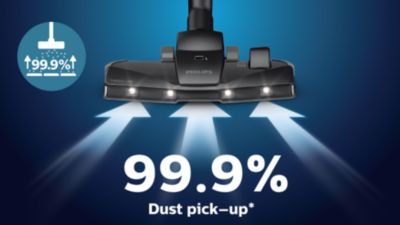 99,9 % støvopsamling**