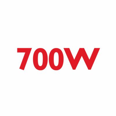 Powerful 700 W motor
