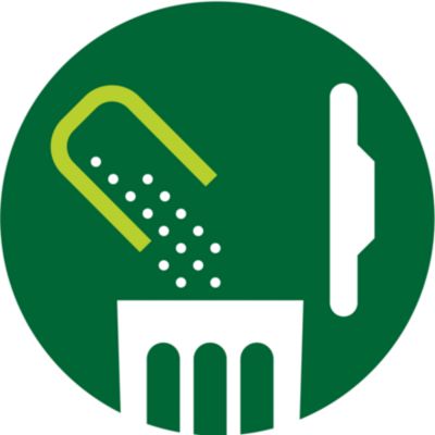 Integrierter Fruchtfleischbehälter