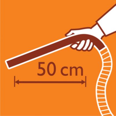 Empuñadura ergonómica extralarga