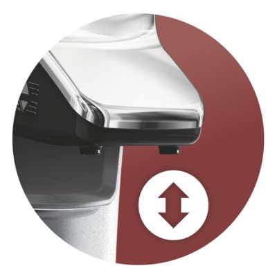 Adjustable real metal spout