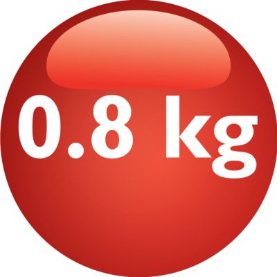 0.8kg cooking capacity