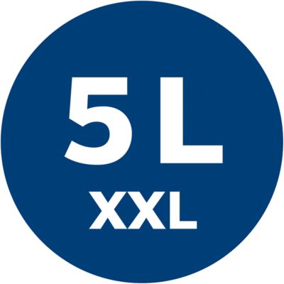 XXL 5 l för extrem sugkraft