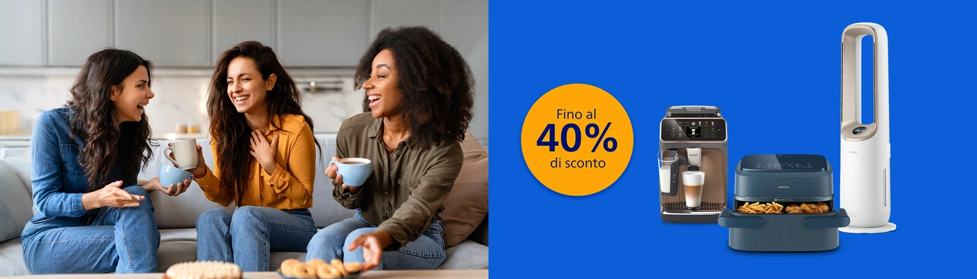 Approfitta del tuo sconto invernale fino al 40%. Saldi Invernali Philips Approfitta del tuo sconto invernale fino al 40%. Saldi Invernali Philips