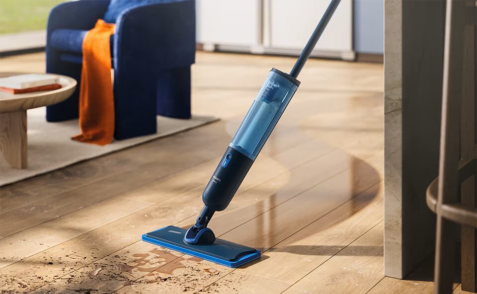 Waarom zou ik moeten kiezen voor de Philips OneUp elektrische dweil Waarom zou ik moeten kiezen voor de Philips OneUp elektrische dweil